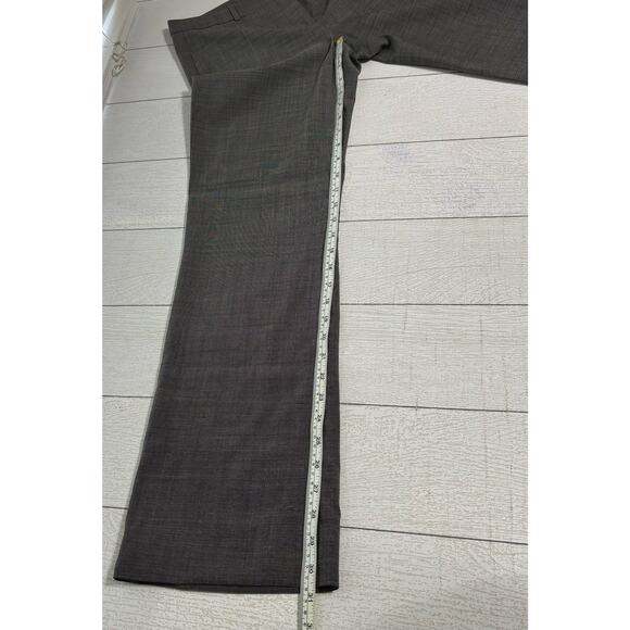 Boss by Hugo Boss Gray & White Micro Check Dress Pants Sharp & Classic Size 2 - Picture 4 of 10